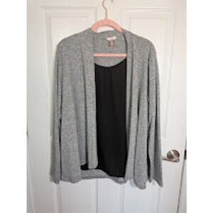 White stag XL Cardigan and sewn in undershirt